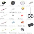 thumbnail image 4 of 172pcs Sewing Kit Basic, DIY Multi-Purpose Sewing Kit with PU Case Needle Thread Kit, Mini Portable Sewing Supplies with Thread, Needle, Scissors, Measure Tape, Thimble etc for Beginner, 4 of 6