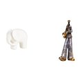 thumbnail image 1 of Figura de elefante,Figura decorativa de elefante estilo Feng Shui para el hogar,Figura coleccionable decorativa de animal,Estatua del músico,Estatua de músico,figura decorativa para el, 1 of 8