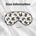 thumbnail image 5 of Bingfone Bulldog Sunglasses Face for Sleep Mask Eye Mask for Sleeping, Super Soft Blackout Eye Mask for Women Men, Side Sleeper Eye Covers for Sleeping,Travel Eye Mask, 5 of 7