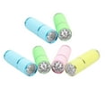 thumbnail image 1 of 6 Pack Rubber-Coated Mini Flashlights - with Straps, 9 LEDs, Portable, for Camping/Hiking/Indoor Use, Battery-Powered (AAA Not Included), 1 of 6