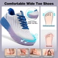 thumbnail image 4 of OrthoComfoot Women's Orthopedic Wide Toe Box Running Shoes: Comfortable Arch Support Athletic Sneakers for Walking, Work and Everyday Wear, 4 of 9