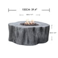 thumbnail image 5 of Elementi OFG145CG-NG Manchester Fire Table - Natural Gas, Classic Gray color, 5 of 5