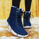 thumbnail image 1 of Botas de nieve cálidas y gruesas de caña alta, zapatos de algodón, botas ligeras de talla grande para mujer Wmkox8yii ghj2292, 1 of 9