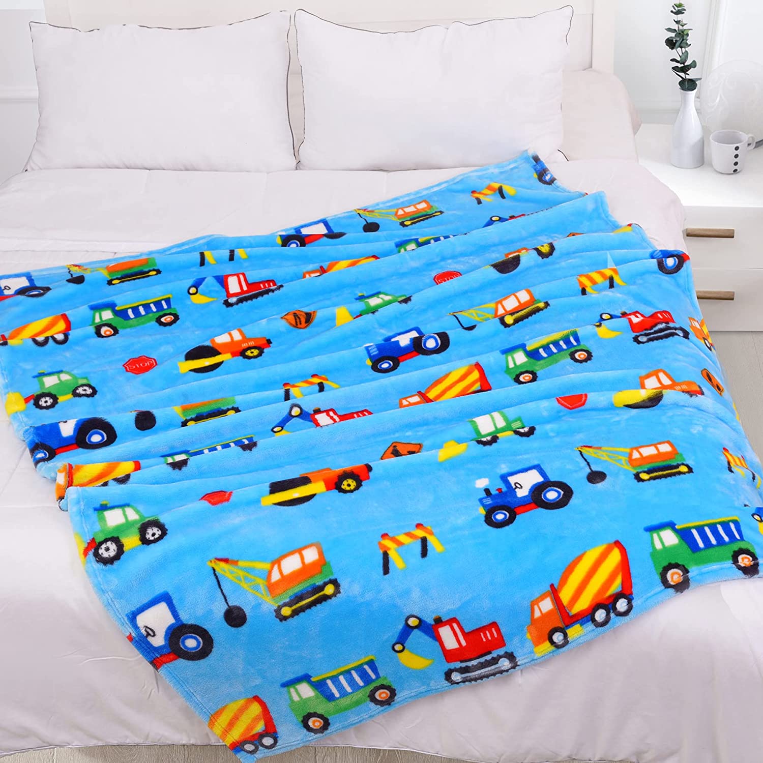Dinosaur Blanket for Boys, Dinosaur Toddler Blanket for Boys and Girls
