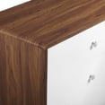 thumbnail image 4 of Modway Transmit 5-Drawer Chest in Walnut White, 4 of 8