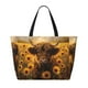 thumbnail image 2 of Easygdp Cute Cow Sunflower Field Bolsa de Viaje de Playa de Gran Capacidad, Bolsa Tote Perfecta para la Playa, Escapadas de Fin de Semana y Viajes, 2 of 7