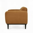 thumbnail image 5 of Modern Simple Boucle Fabric Loveseat 50" with Birch Wood Legs and Comfortable Cushioning, 5 of 13