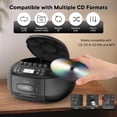 thumbnail image 4 of Caja de CD con reproductor de casetes Kuephom Boombox + Bluetooth, 4 of 7
