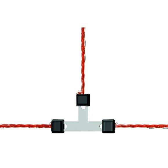 Corral Connecteur en T en Fil Métallique Galvanisé Litzclip