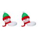thumbnail image 1 of Mesa Navideña Cubierta Barba Larga Papá Noel para Copa Vino (muñeco Nieve), 1 of 3