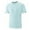 Light Blue1, variant on Lmnyox Athletic Tops Men's Summer Quick Dry Short Sleeve T Shirts Solid Color Crew Neck Sport Running Shirts