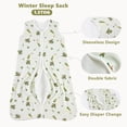 thumbnail image 4 of Saco de dormir para bebés TILLYOU de 18 a 24 meses, 1,5 tog, algodón, 4 of 6