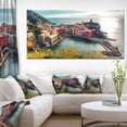 thumbnail image 1 of Vernazza Vue Aérienne de la Baie - Grande Impression sur Toile, 1 of 3