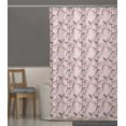 thumbnail image 2 of S4Sassy Pink Blossom & Paradise Whydah Bird Printed Bathroom Curtain Waterproof Shower Drapes-60 x 84 Inch, 2 of 6