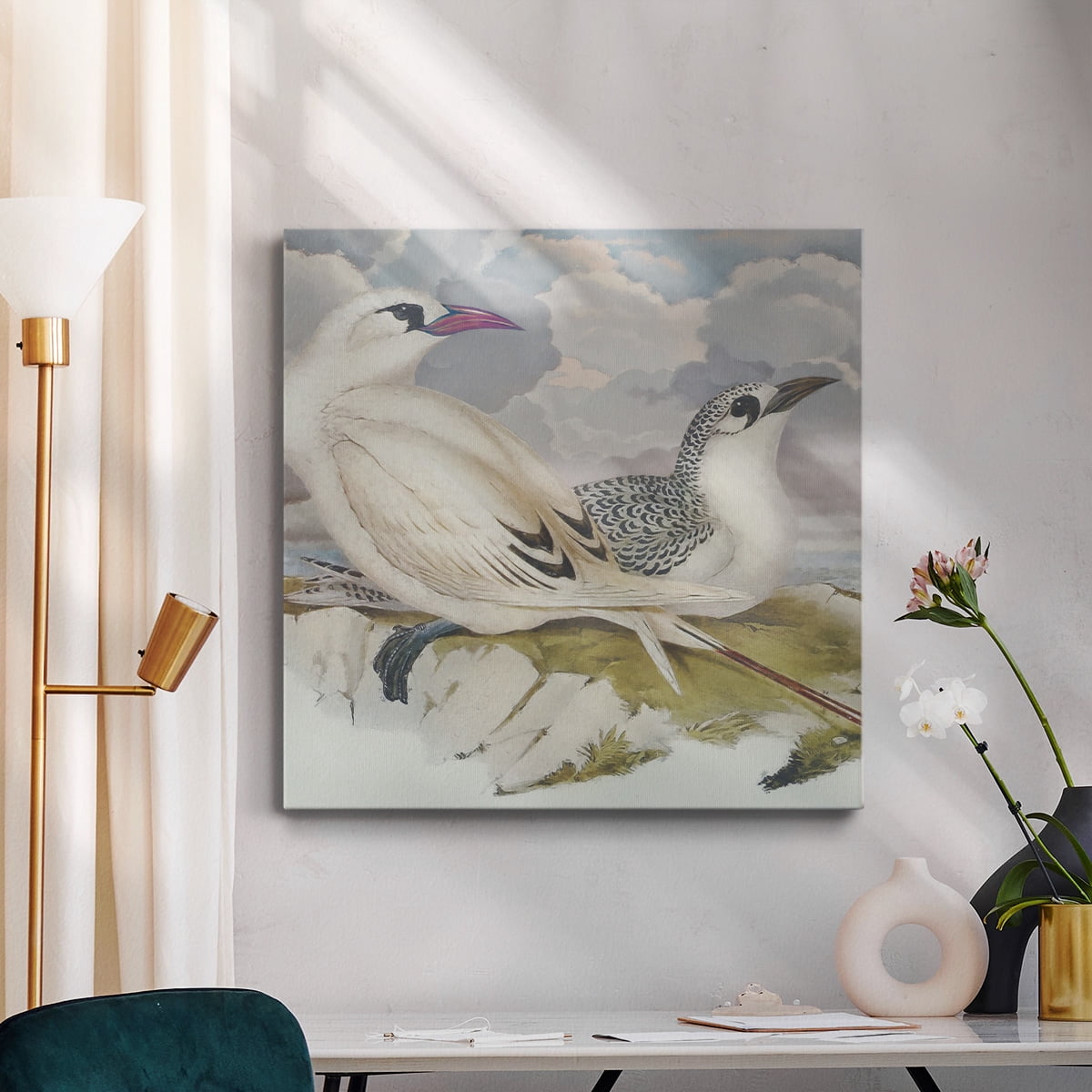 Wexford Home Surf & Sand II-Premium Gallery Wrapped Canvas, 24" x 24" - Ready to Hang
