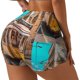 thumbnail image 1 of Balery Modern Urban Monkey Pantalones cortos de entrenamiento estampados para mujer, sin costuras, ajustados, para gimnasio, yoga, correr, deportes, ejercicio activo, fitness.-Medium, 1 of 8
