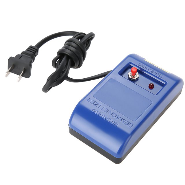 Herramienta de desmagnetización de reparación profesional, desmagnetizador de reloj mecánico, enchufe estadounidense de 110V