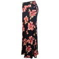 thumbnail image 1 of MixMatchy Women's Basic Foldable High Waist Regular and Plus Size Maxi Skirts, 1 of 4