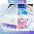 thumbnail image 4 of OSBANG Crystal Clear UV Resin 1000g, Upgraded Formula UV Resin with Jewelry Molds for Jewelry Making & Craft, Ultraviolet Fast Curing Hard Type Kit for Casting & Coatingï¼ˆ250g*4ï¼‰, 4 of 7
