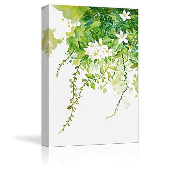 wall26 Canvas Wall Art - Osmanthus Blossoms - Watercolor Painting Style Art Reproduction - Modern Home Decoration - 16"x24"