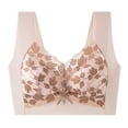 thumbnail image 1 of Woman's Printing Ventilate Large Size Full Cup Bras Without Steel Rim, 1 of 2