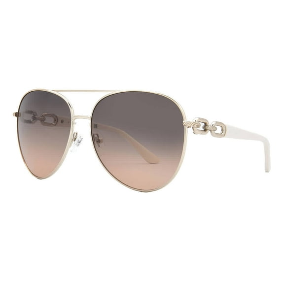 Guess sunglasses GU00158 WOMAN 61/15/130 32B shiny pale gold