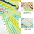 thumbnail image 4 of KAKOWELY rings for paper binding 30pcs Plastic Binding Spines Combs for Notebook Binding 30 Rings Replacement Binder Mechanism for DIY Projects Assorted Color, 4 of 4