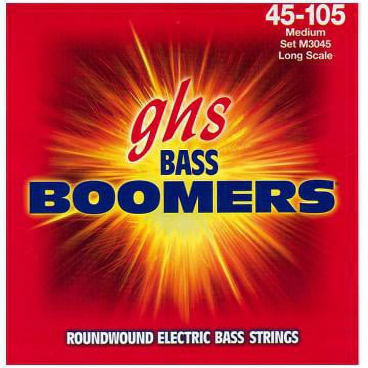 M3045 GHS Boomers Medium Electric Bass Strings