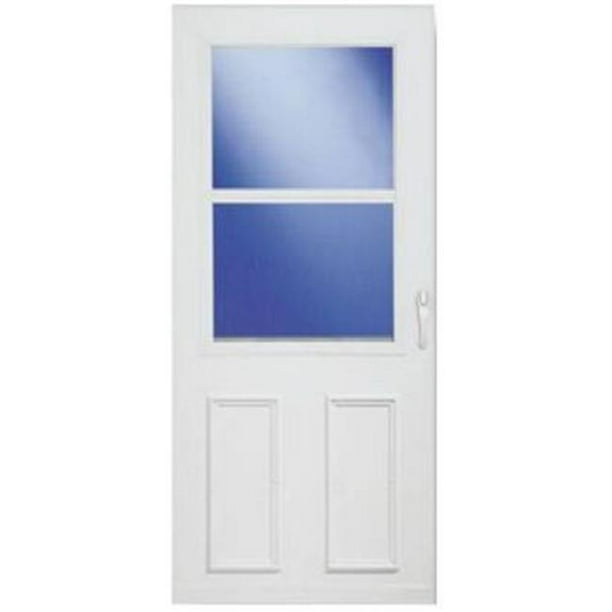 Larson 83046031 32 x 81 in. White Traditional Storm Door