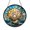 Acrylic 3.5 Inch, variant on Pearl Seashell Stained Glass Window Suncatcher, Coastal Ocean Art Hanging Decor Accent