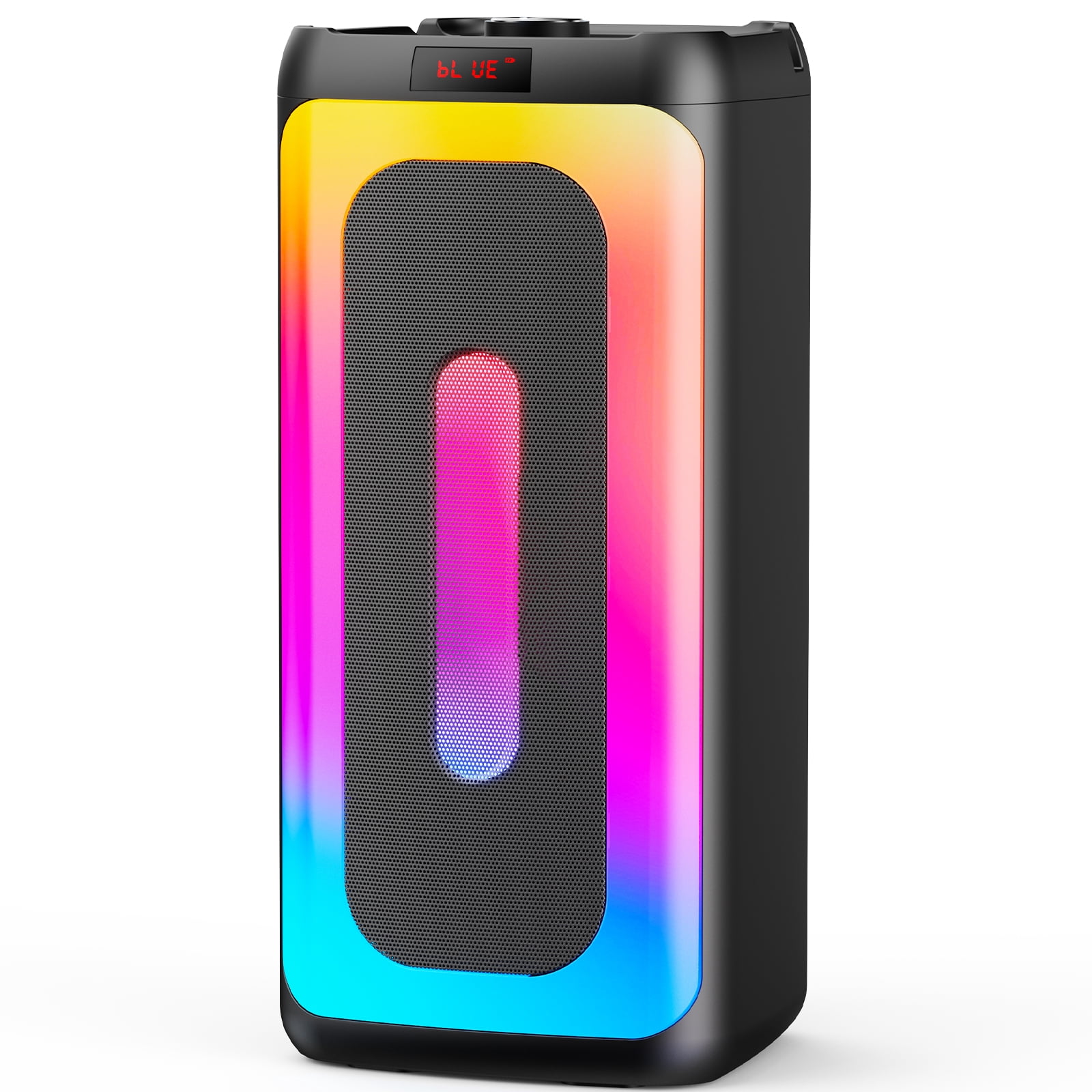 Cassa Bluetooth Portatile BUGANI 60W – Bassi Potenti, BT 5.3, 32h Autonomia, IPX6, USB-C, EQ Per Esterno E Casa
