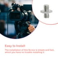 thumbnail image 3 of Maoww Screw Camera Adapter Tripod Accessories 1/4 Quick Release Connector Photography Stand Threaded Mounting Durable Tool, 3 of 7