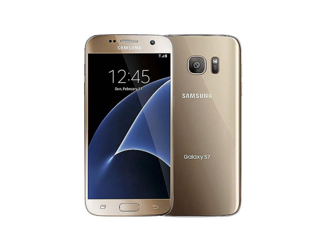 Samsung Galaxy S7 32GB Smartphone Gold Platinum Unlocked Refurbished Walmart Canada