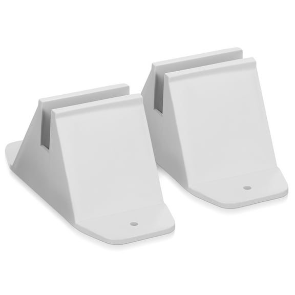 Uonlytech 2Pcs Durable Plastic Garden Fence Base Stand Support for Small Fence Lawn Yard Use