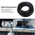 thumbnail image 4 of High Pressure Hose, RV Gas Line 350 PSI Multifunctional 3/8in Female To 1/8in MNPT 20ft Length Rugged Construction  for Fire Pits, 4 of 7