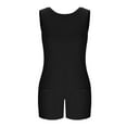 thumbnail image 6 of Simua Women's Summer Sleeveless Romper Casual Solid Color Ribbed Loose Shorts Jumpsuit Overalls Outfits with Pockets, 6 of 7