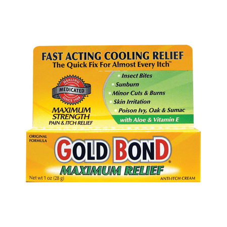 Gold Bond Anti-Itch Cream - Maximum Strength 1 oz (The Best Anti Itch Cream)