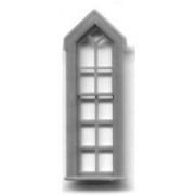 HO Peaked Dbl Hung 11 Pane Church or Residence Window (8)