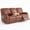 Red Brown, variant on Ileading Stretch 8-Piece Leather Fabric Recliner Sofa Slipcovers, Dark Brown