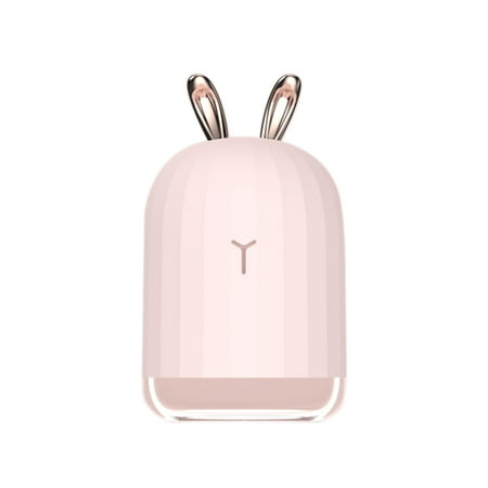 Deer Mini Air Humidifier Essential Oil Diffuser Aromatherapy Household Ultrasonic Humidifier Usb Diffusers Pink (Best Humidifier For The Money)