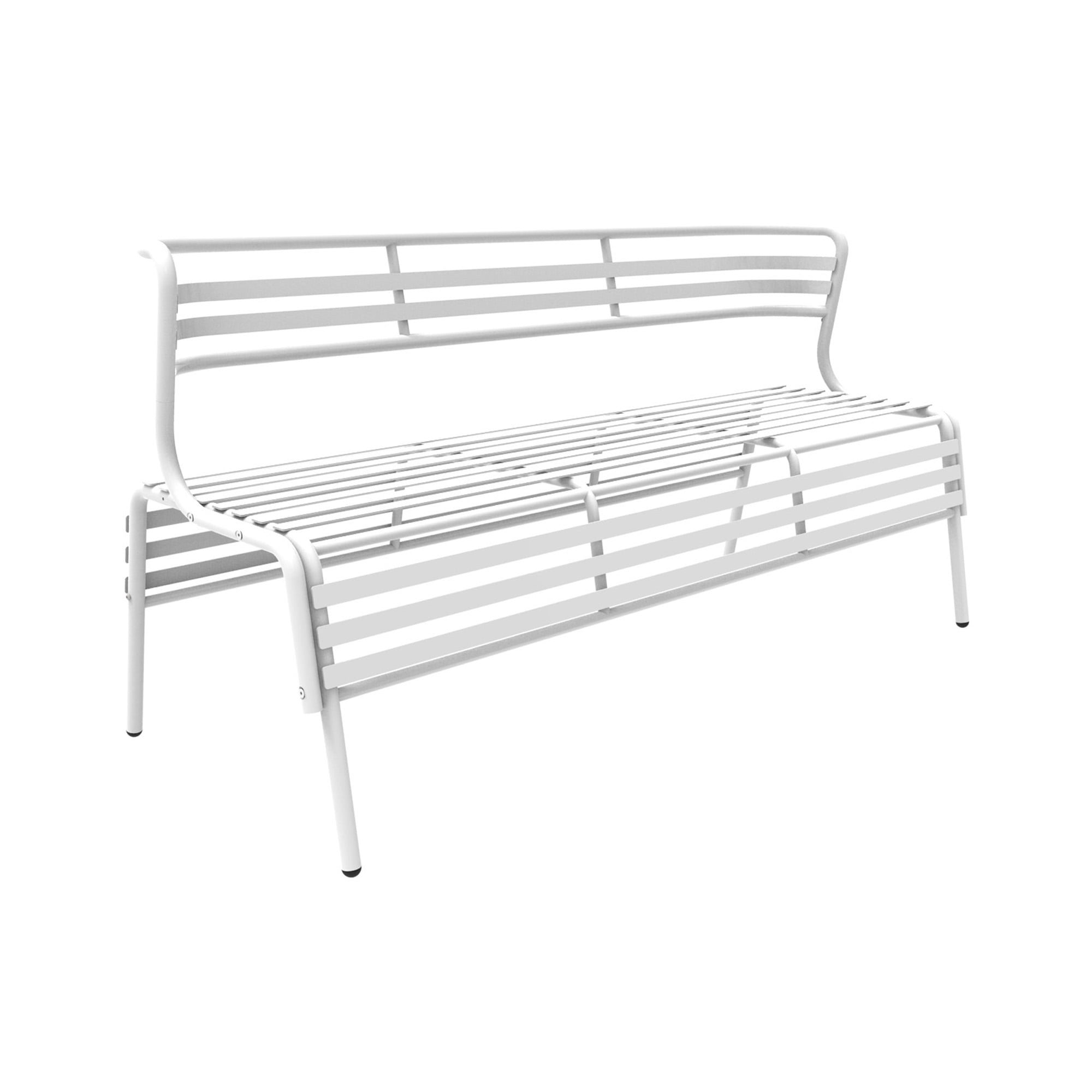 CoGo? Bench with Back, White
