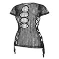thumbnail image 2 of Femmes Sexy Licou Mini Robe Creuse Bodycon Robe Courte Découpée Robe de Soirée Club, 2 of 7