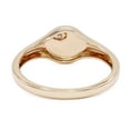 thumbnail image 5 of Rachel Koen Diamond Round Signet Ring 14K Yellow Gold 0.03cttw Size 7, 5 of 7