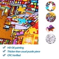 thumbnail image 4 of Rompecabezas Bgraamiens City Street de 1000 piezas con color, 4 of 7