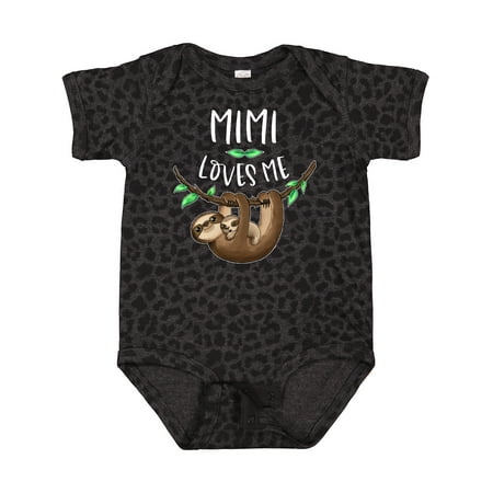 

Inktastic Mimi Loves Me Cute Sloth and Baby Gift Baby Boy or Baby Girl Bodysuit