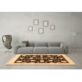 thumbnail image 3 of Ahgly Company Indoor Rectangle Oriental Orange Traditional Area Rugs, 8' x 12', 3 of 4