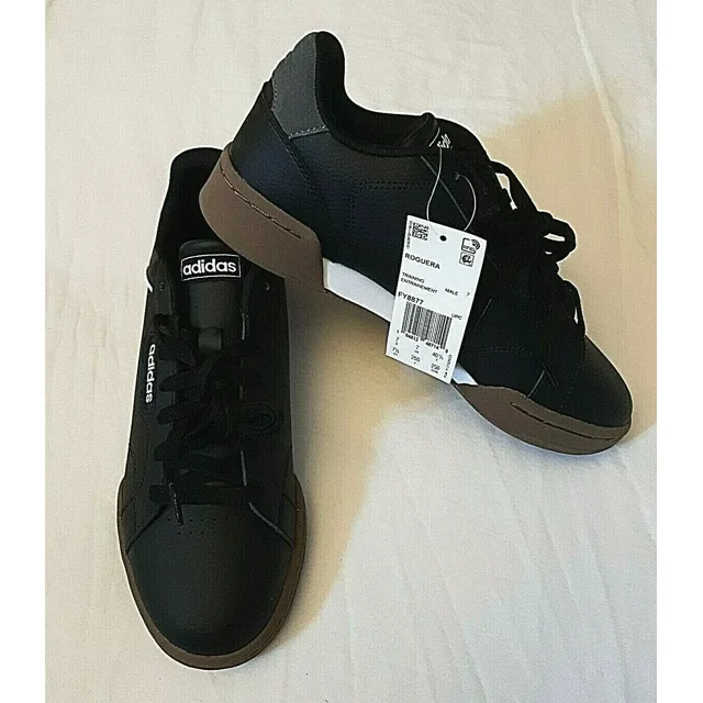 Ad-id-as Roguera Training Male Black White Brown Gum Shoes US Size 7 1/2
