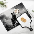 thumbnail image 4 of BaHomeck placemats Set of 4 Black And White Wolf Standing On The Top Of Mountain Cotton Linen rectangle Placemats for Kitchen Dining Table Indoor,Outdoor,18*12inch, 4 of 4
