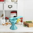 thumbnail image 3 of Fesfesfes 5-in-1 Kitchen Funnel System Plastic Funnel Multi-function Funnel Set Household Kitchen Oil Leak Wine Leak Filter Sub-packaging Tool, 3 of 3