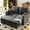 Gray, variant on Convertible Sofa Bed,3 in 1 Sleeper Sofa with 2 Pillows and Adjustable Backrest for Living Room Office,Black